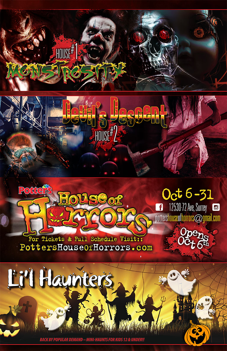 Canadian Haunted House Potters House of Horrors British Columbia Canada